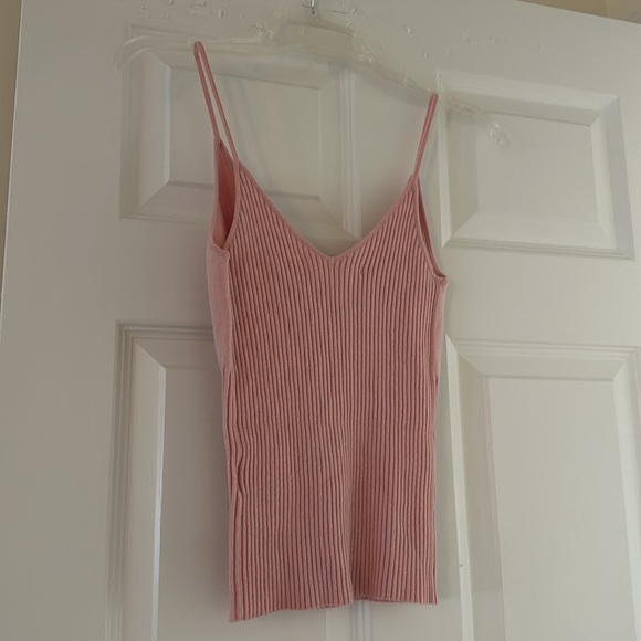 ONE GREY DAY Cotton/Cashmere Blend Ribbed Knit Cami/Tank (Medium) BNWT 💕 - Picture 4 of 5